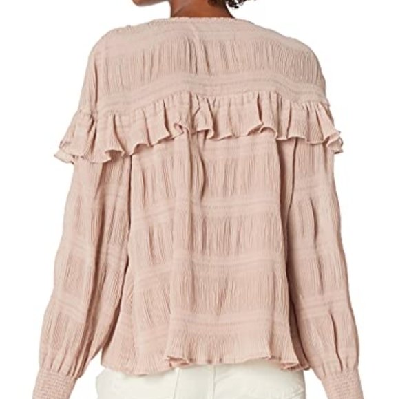 KENDALL + Kylie pink ruffle blouse S - Picture 3 of 11